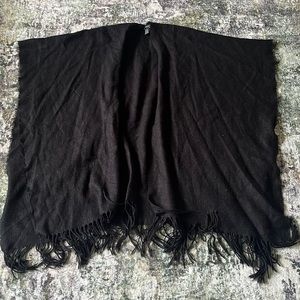 Forever 21 Black Poncho/Shrug